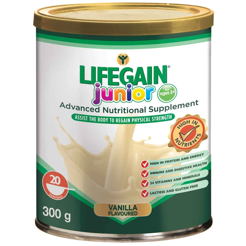 LIFEGAIN JUNIOR VANILLA 300G