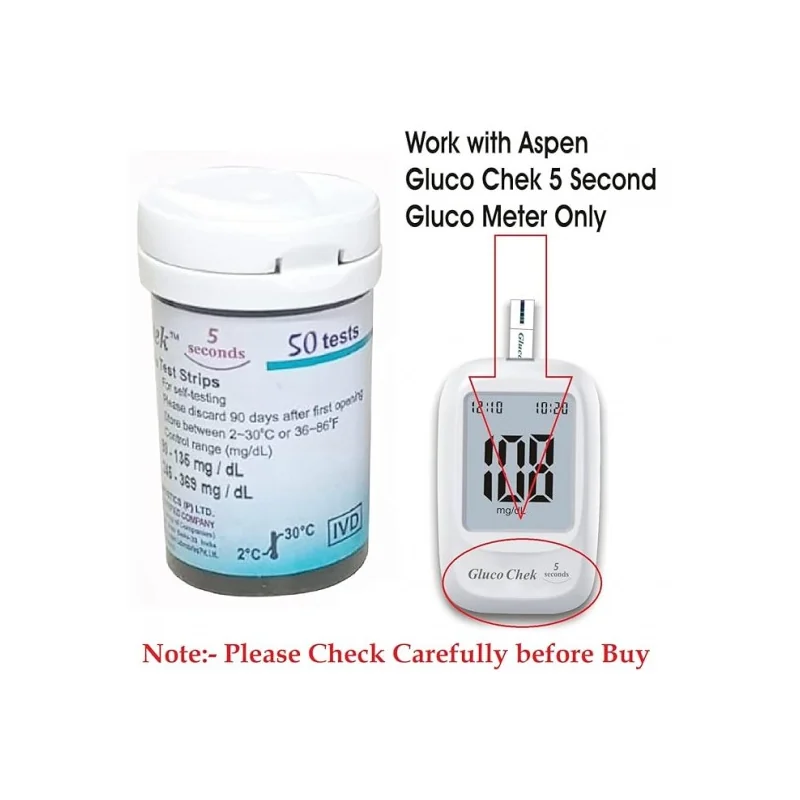 GLUCO CHECK TEST STRIS 50'S