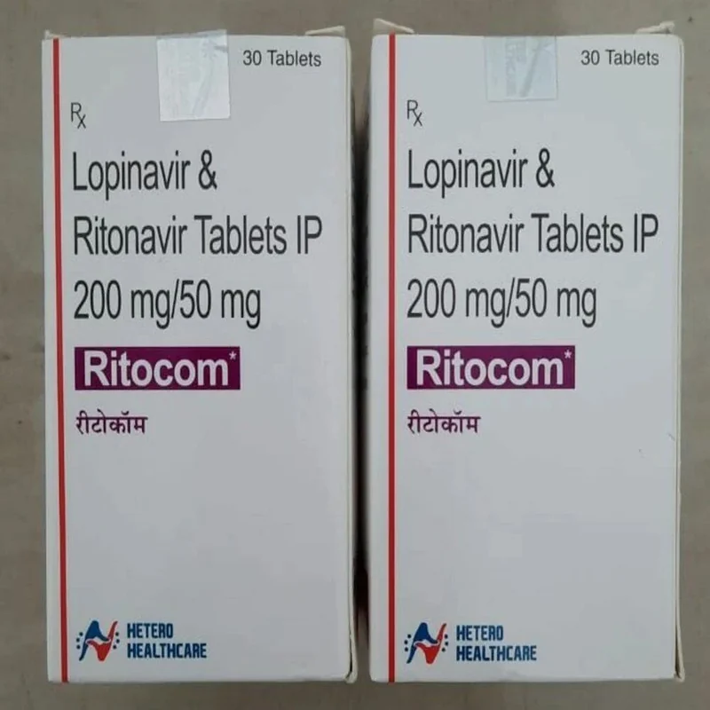 RITOCOM 200/50MG LOPINAVIR TAB