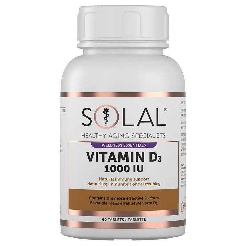 SOLAL VITAMIN D3 1000IU 60S