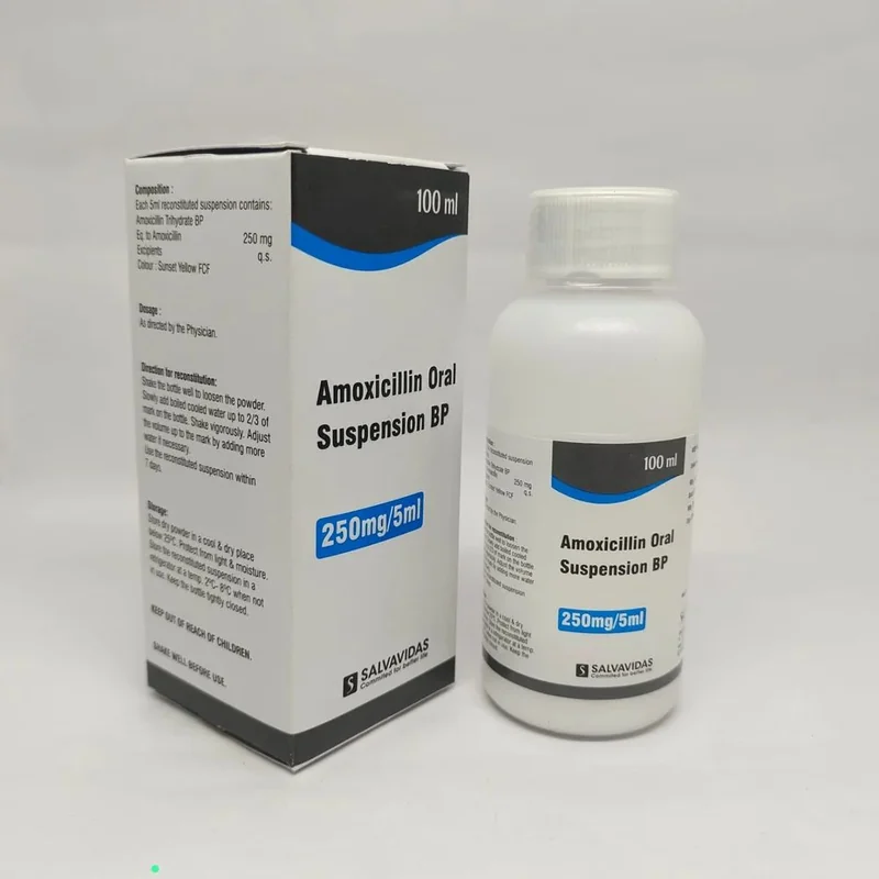 AMOXICILLIN SUSP 250MG/5ML 100