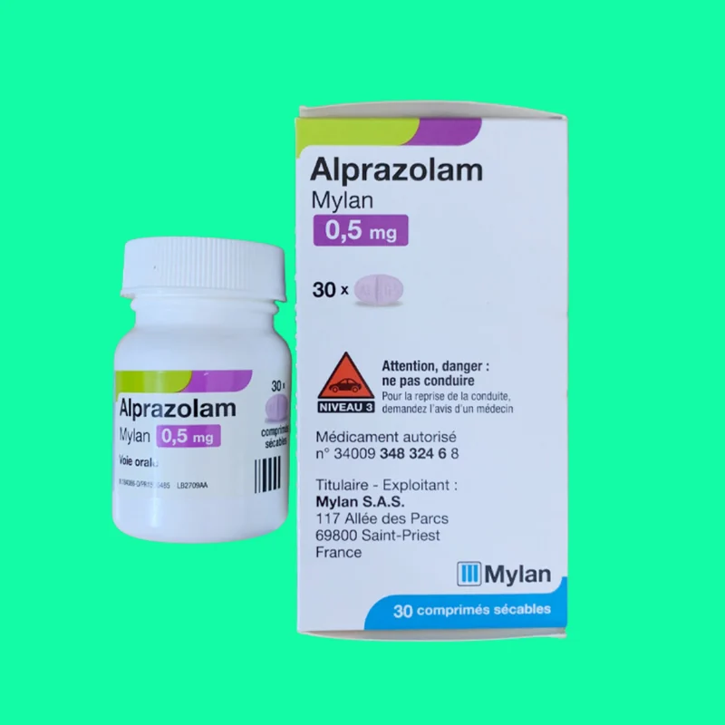ALPRAZOLAM 0.5MG MYLAN 1X1