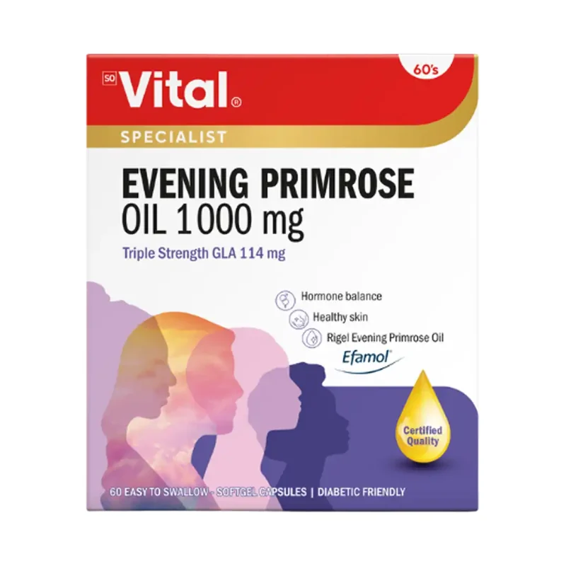VITAL EVENING PRIMROSE OIL 60'
