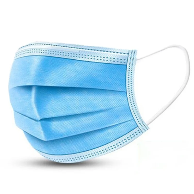MASK SURGICAL 3PLY BLUE 50PCS