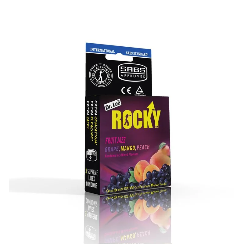 ROCKY CONDOM 3,S FRUIT JAZZ
