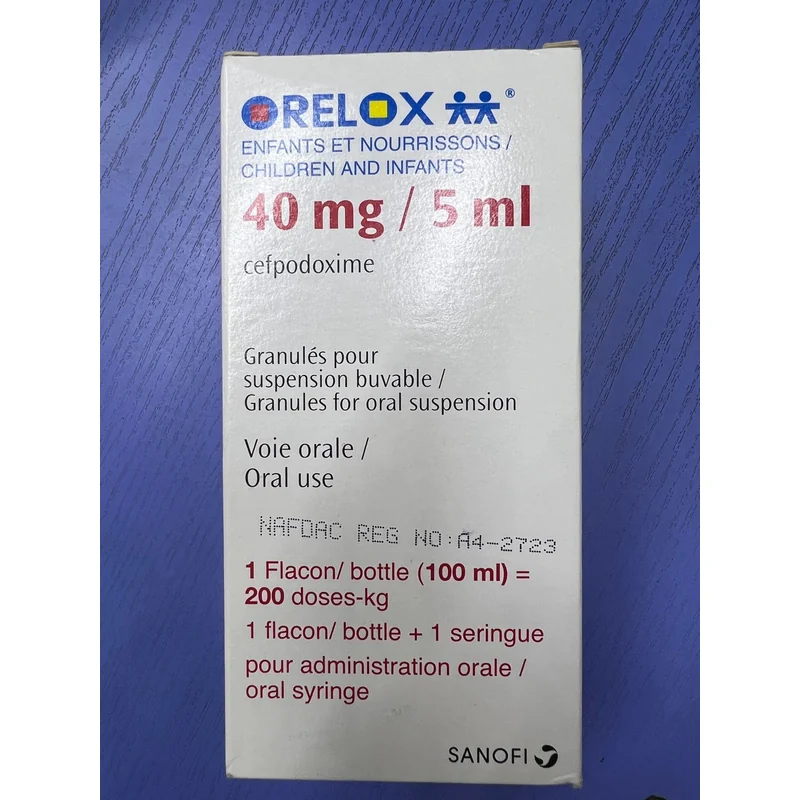 ORELOX JUNIOR 40MG/5ML 50ML