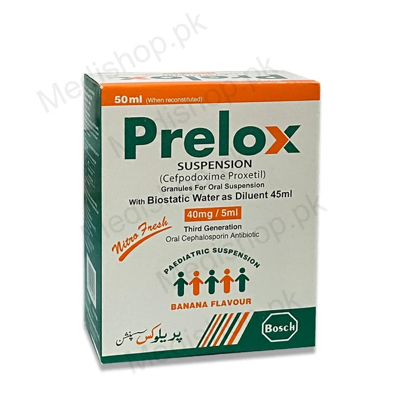 PRELOX SUSP 40MG/5ML 50ML