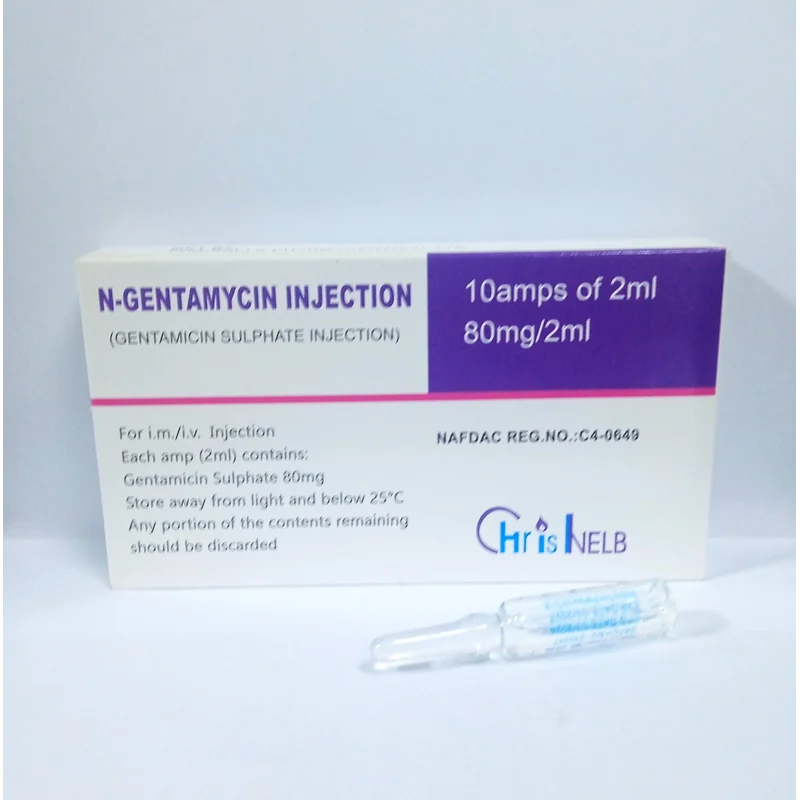 INJ GENTAMYCIN 80MG/2ML 1X1