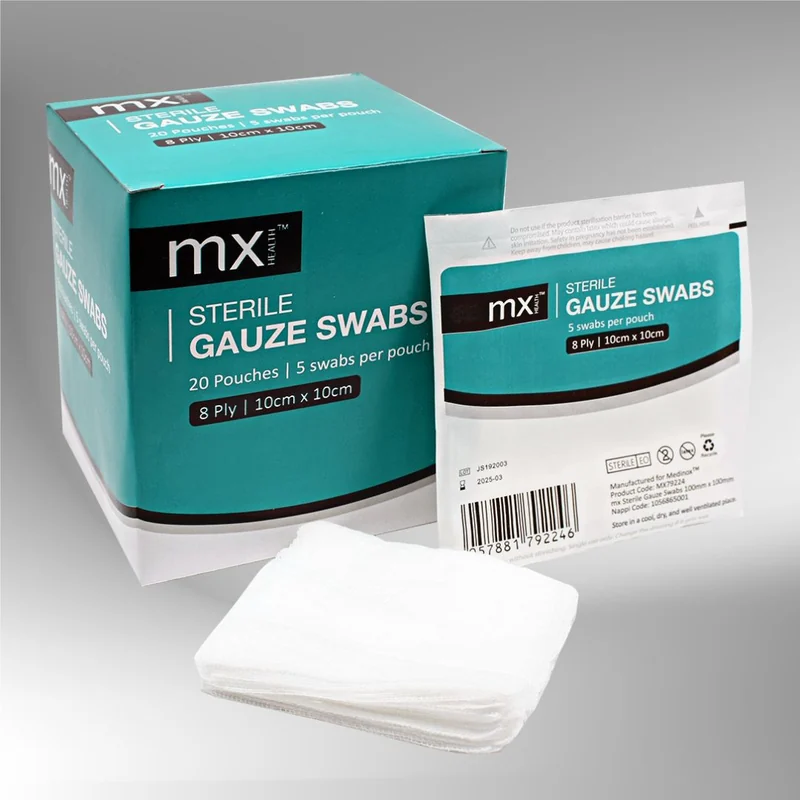 GAUZE SWABS STERILE 5S MX
