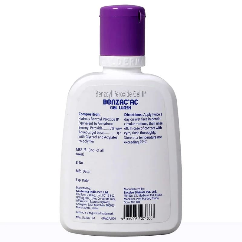 BENZAC AC 5 WASH 100GM