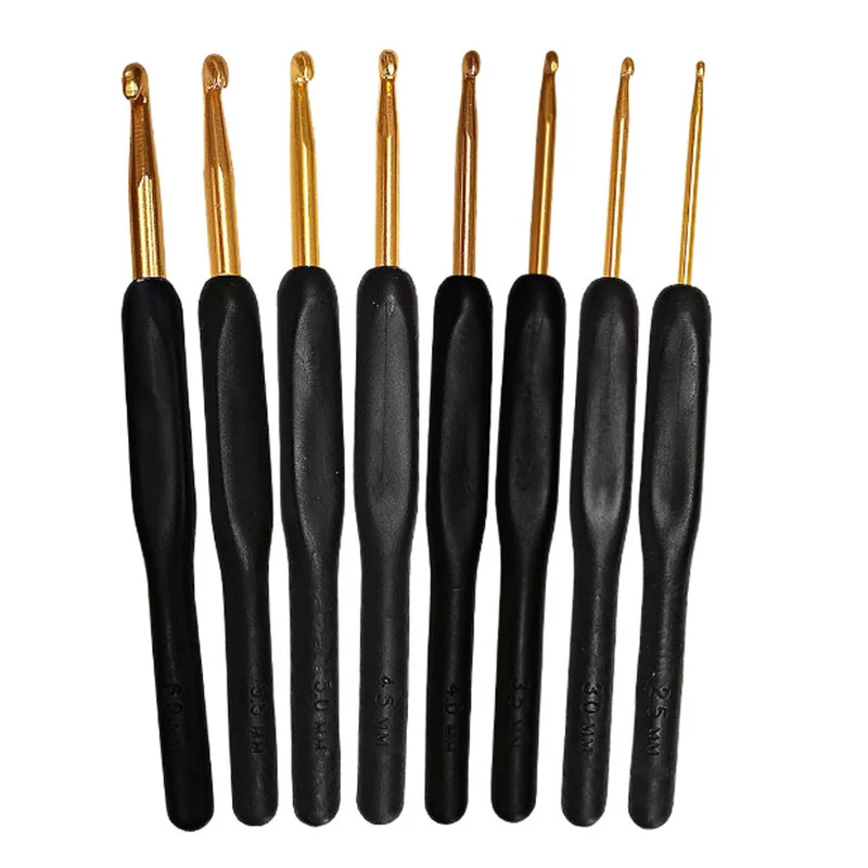CROCHET NEEDLE ALMINUM 3/0/4/0