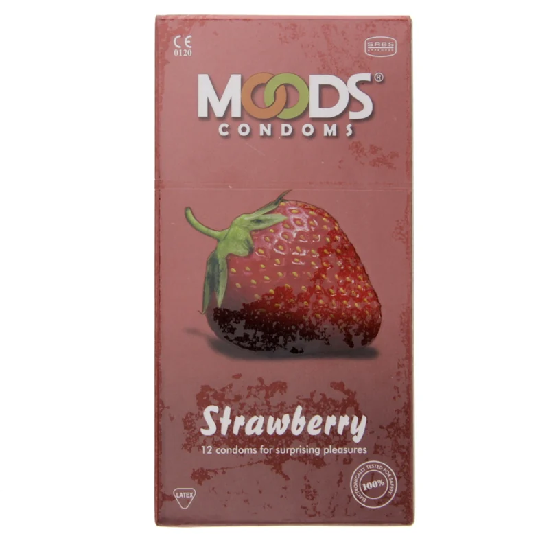 MOODS CONDOMS STRAWBERRY