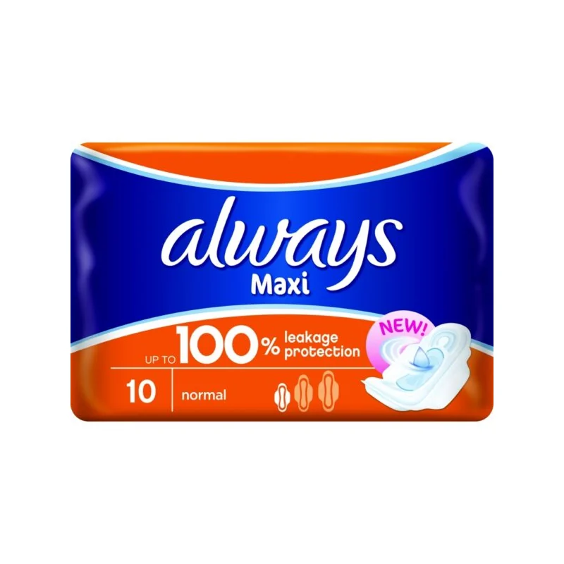 ALWAYS MAXI PLUS 10'S
