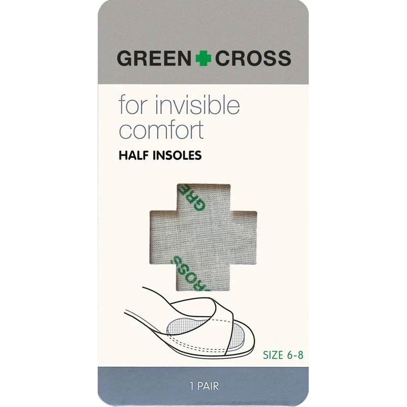 GREEN CROSS HALF INSOLES 3-5
