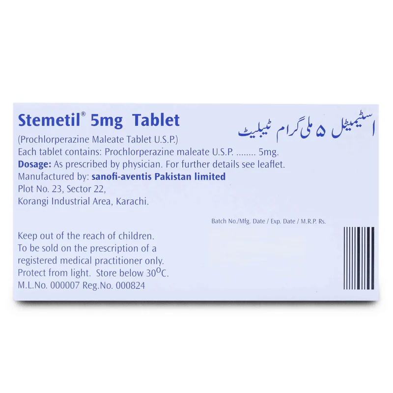 STEMETIL 5MG TABS 1X1