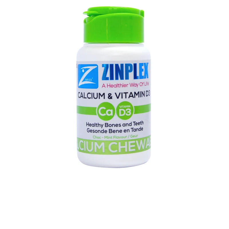 ZINPLEX CALCIUM CHEWABLE 30'S
