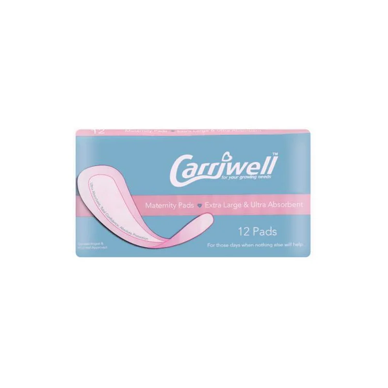 CARRIWELL MATERNITY PADS 12'S