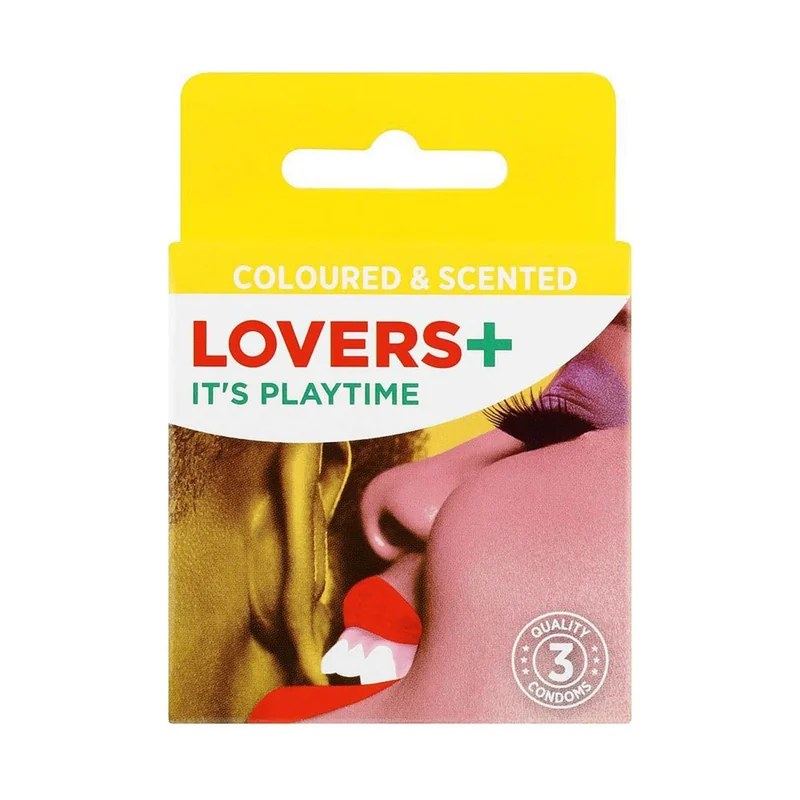 LOVERS PLUS COLOUR&SCENTED 3S