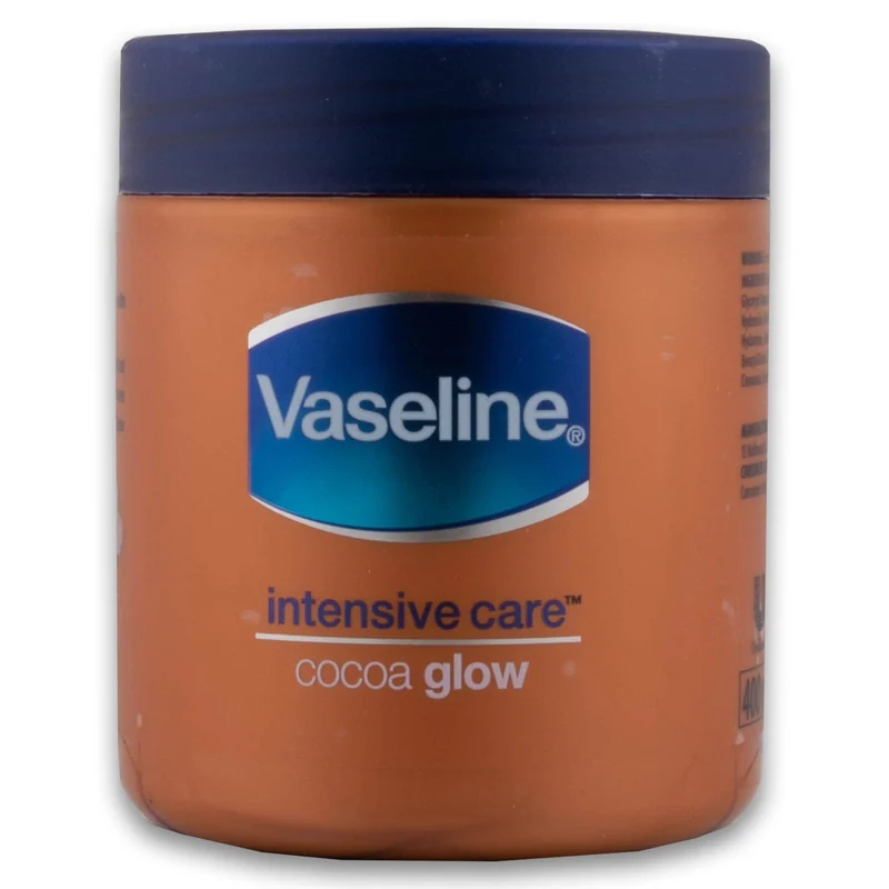VASELINE B/CRM 400ML COCOA GLO