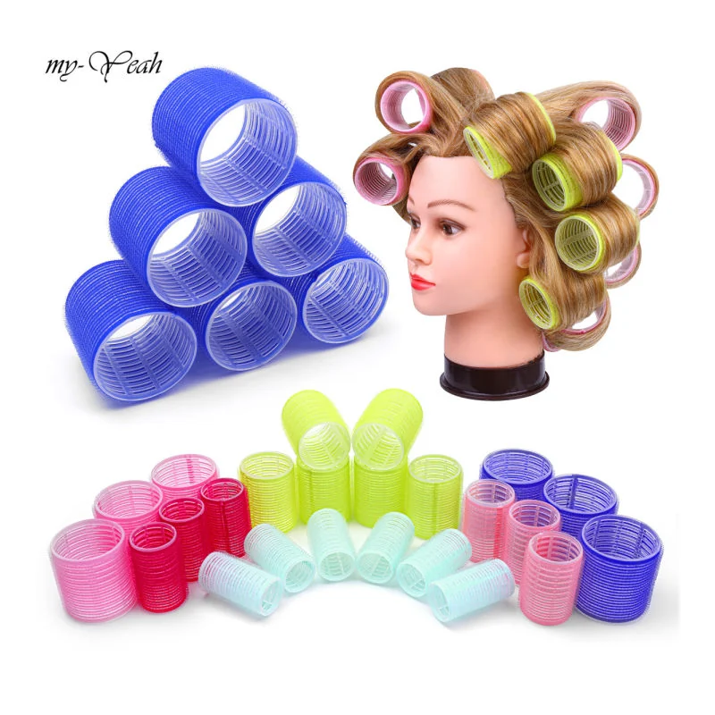 HAIR ROLLER FLAIR 33MM 6'S RED