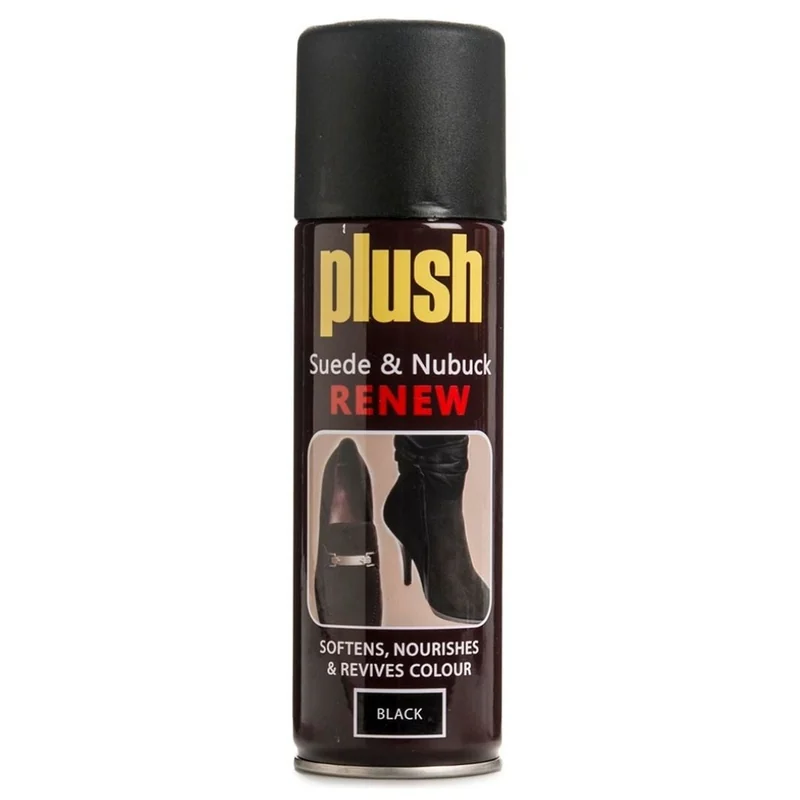 PLUSH SUEDE&NUBUCK BLACK 200ML