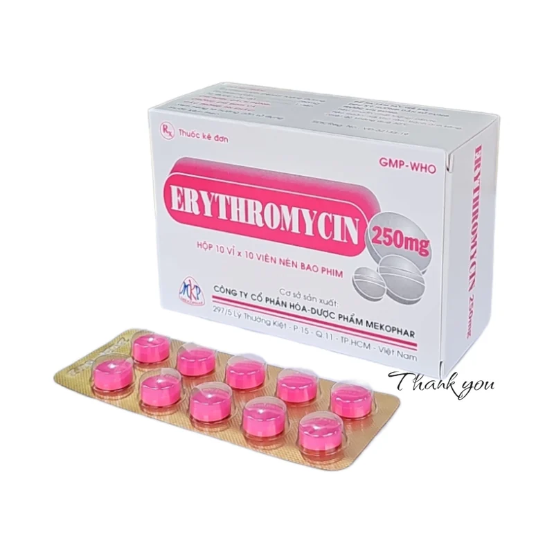 ERYTHROMYCIN 250MG/100S/1X1REM