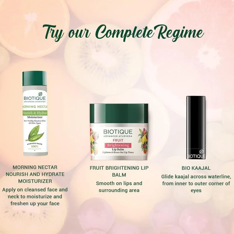 BIO FRUIT W/LIP BALM TONES 12G