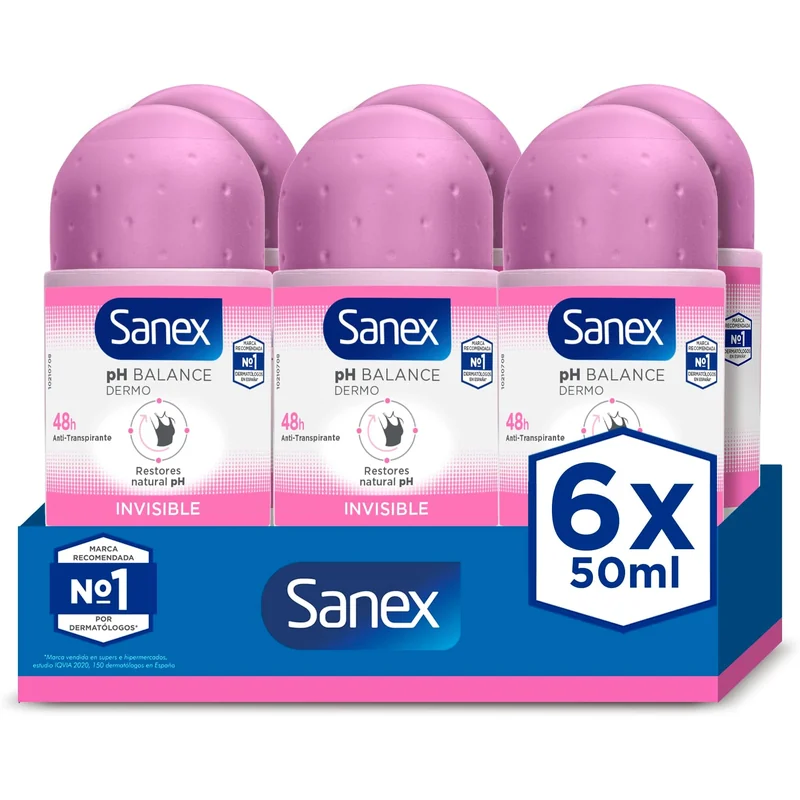 SANEX ROLL ON 50ML D/SENSTIVE