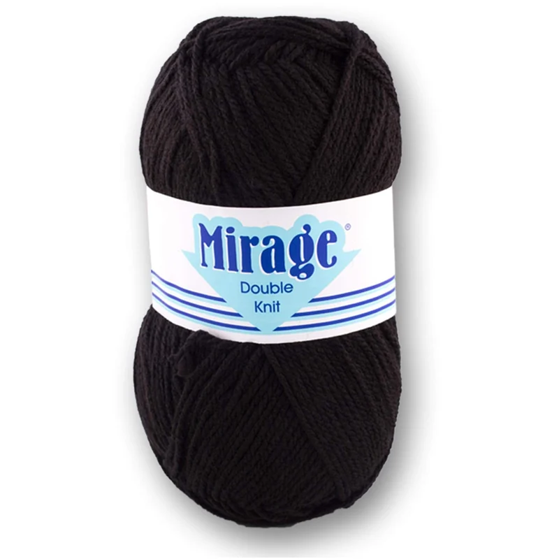 WOOL MIRAGE BLACK 100G