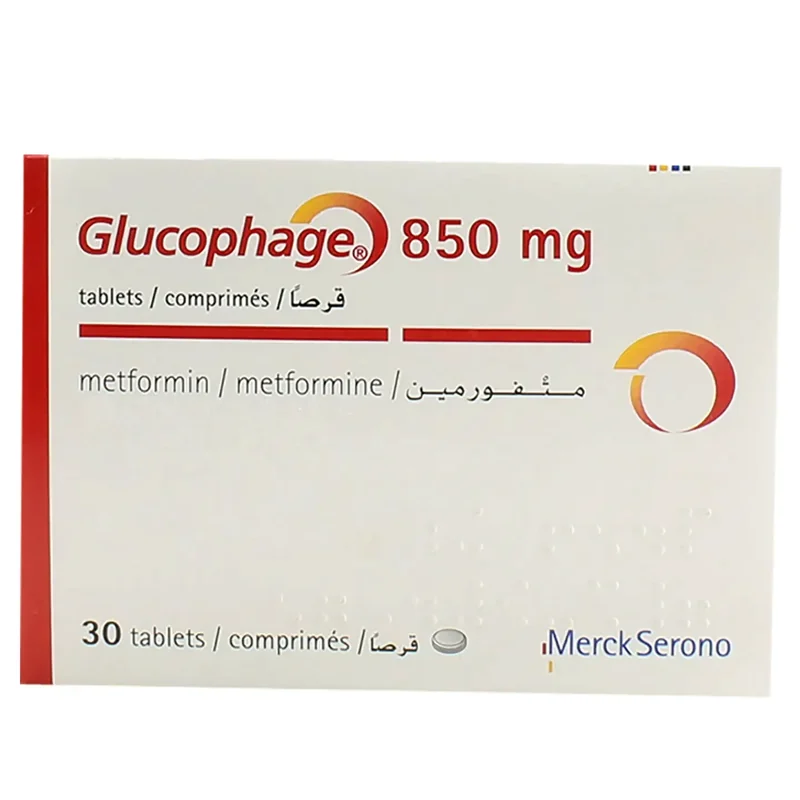 GLUCOPHAGE 850MG 1X1