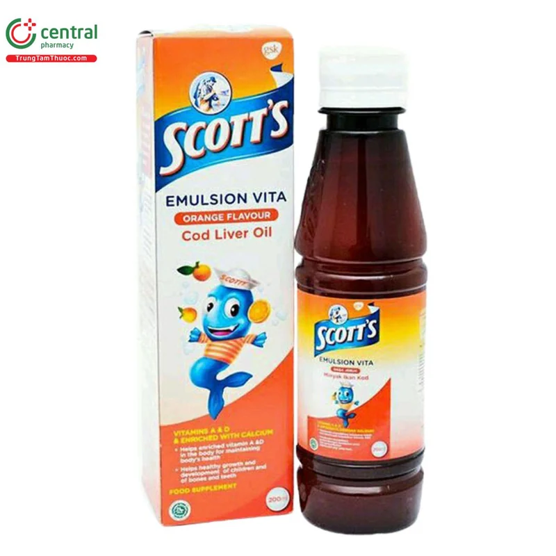 SCOTT EMULSSION 200ML ORANGE