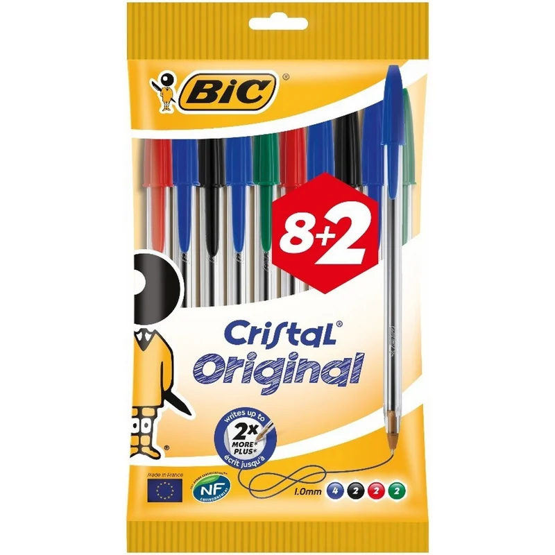 PEN BIC CRYSTAL BALL ASS