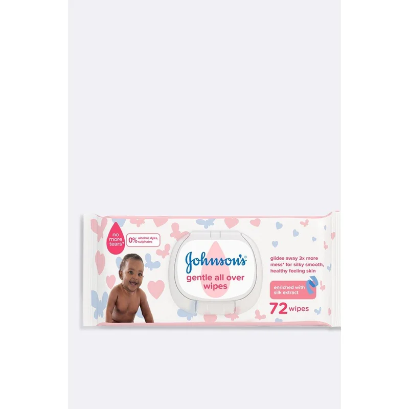 JOHNSONS BABY WIPES 72S