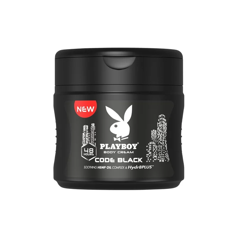 PLAYBOY CODE BLACK/CRM 400ML