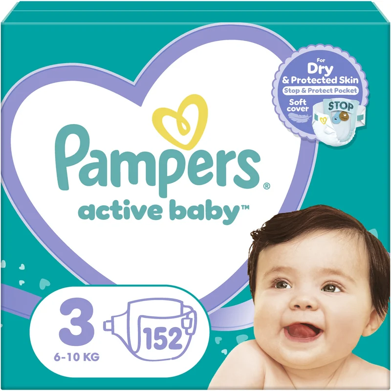 PAMPERS ACTIVE BABY MEGA BOX3