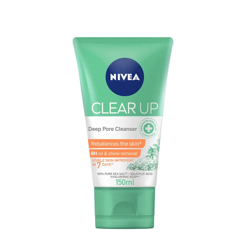NIVEA CLEAR UP FACE WASH 150ML