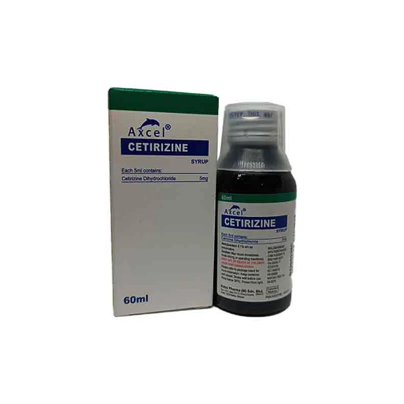 CETRIZINE SYRUP 5MG AXCEL