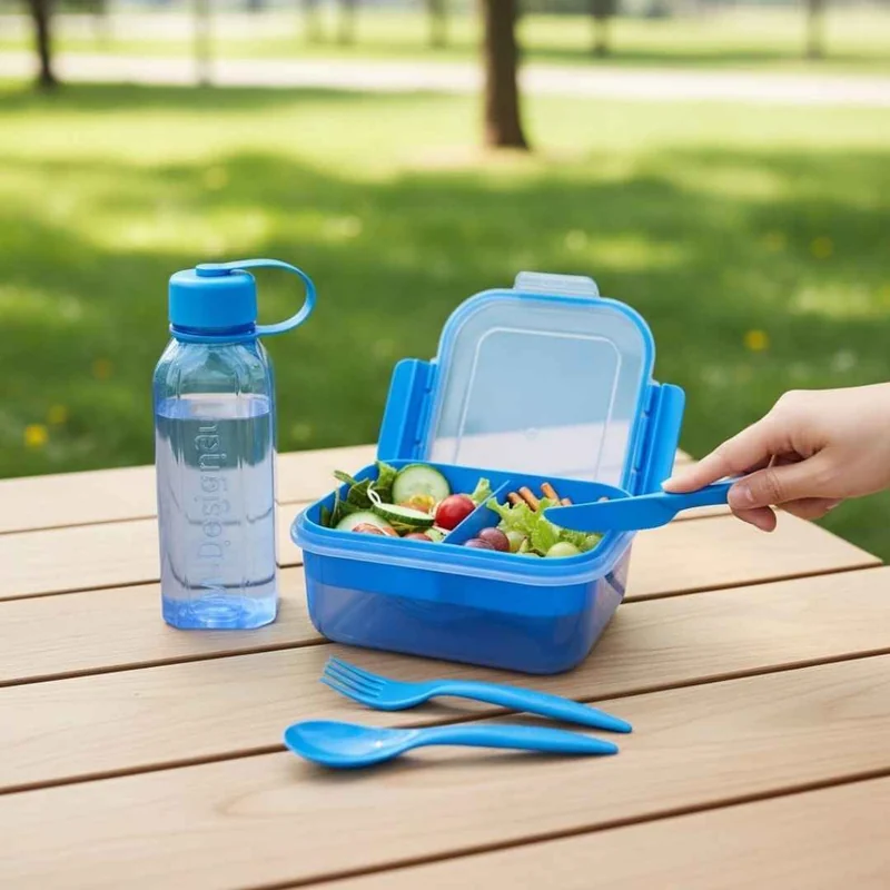 LUNCH BOX SET WITH BOTTLE