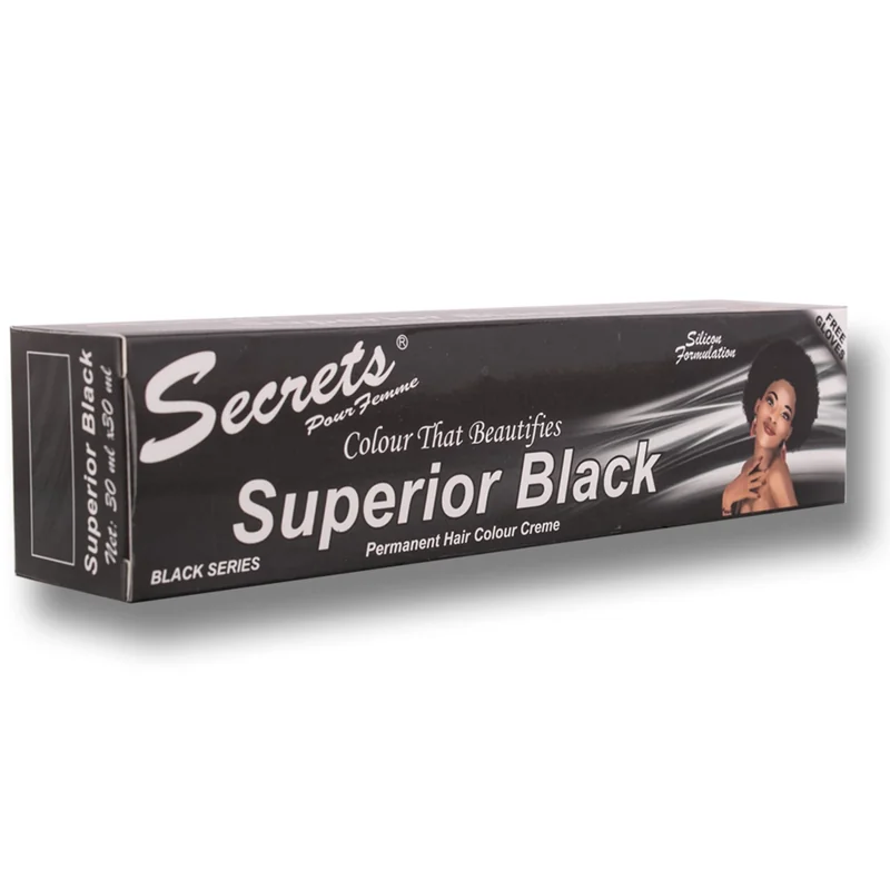 SECRETS HAIR DYE BLACK