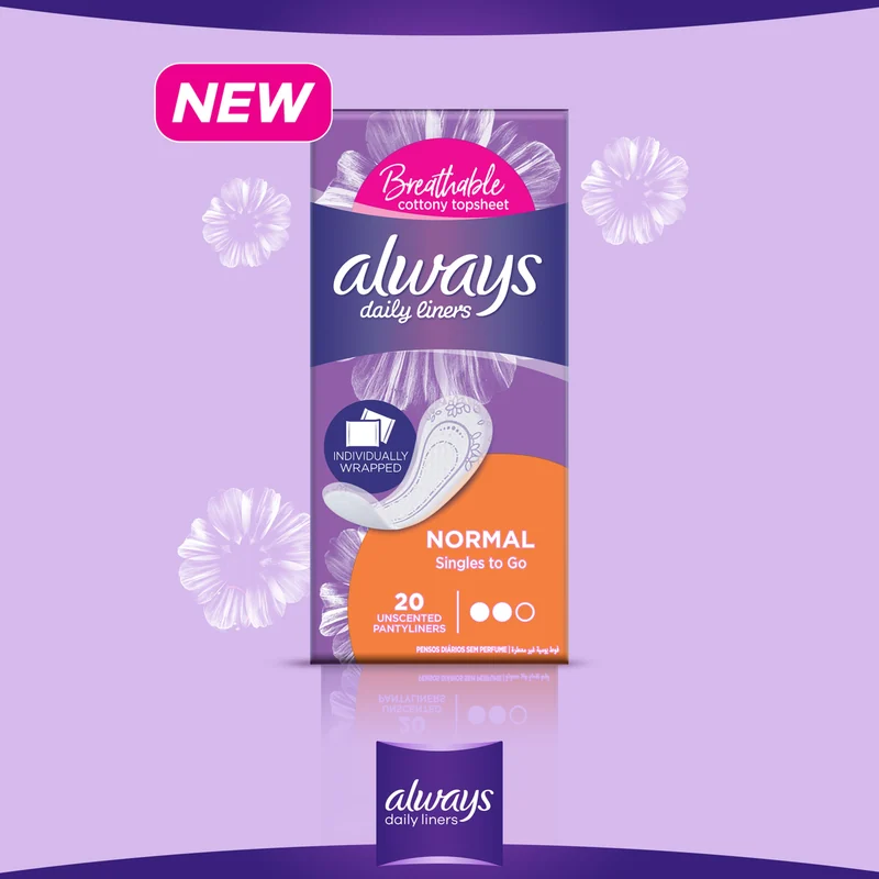 ALWAYS LINERS UNSCENTD NORM20S