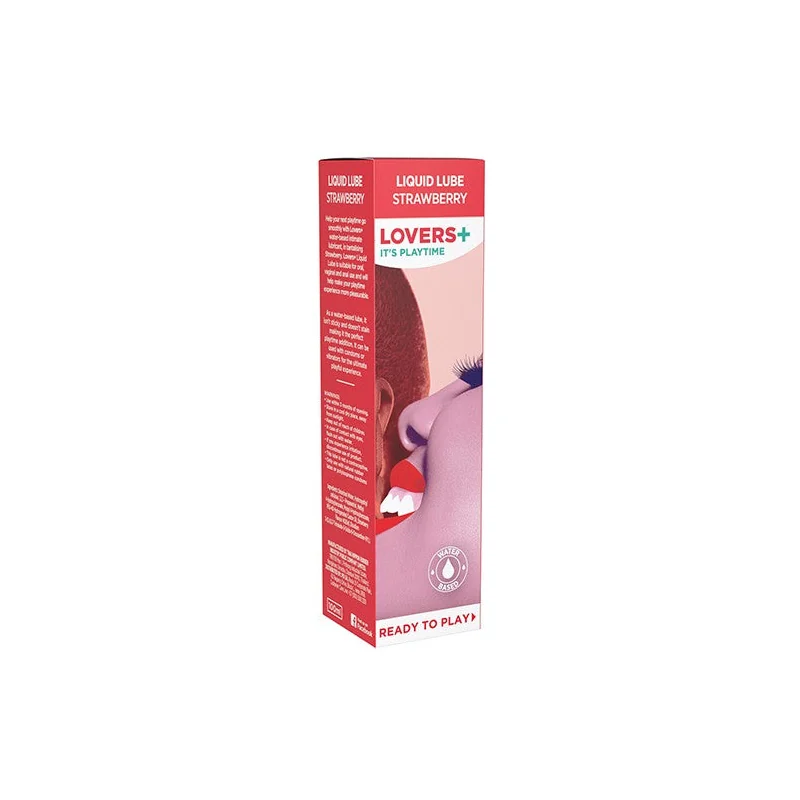 LOVERS PLUS STRAWBERRY LUB100M