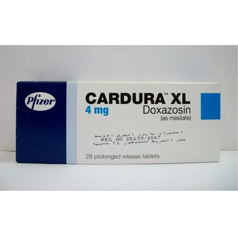 CARDURA 4MG 30'S CARZIN XL