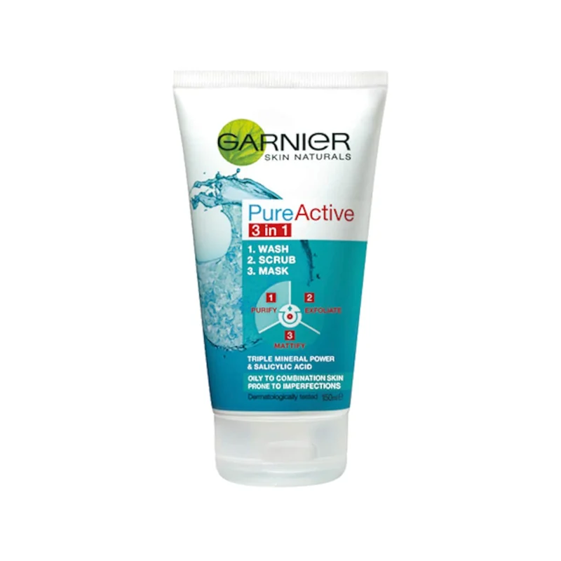 GARNIER ACTIVE SCRUB 3IN1 150M