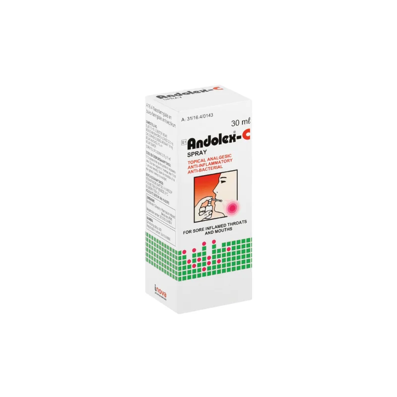 ANDOLEX MOUTH SPRAY 30ML GREEN