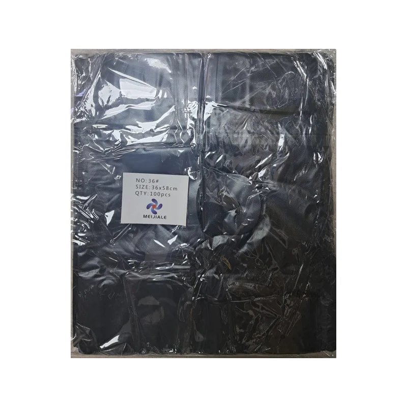 PLASTIC HANDY BLACK 100'S