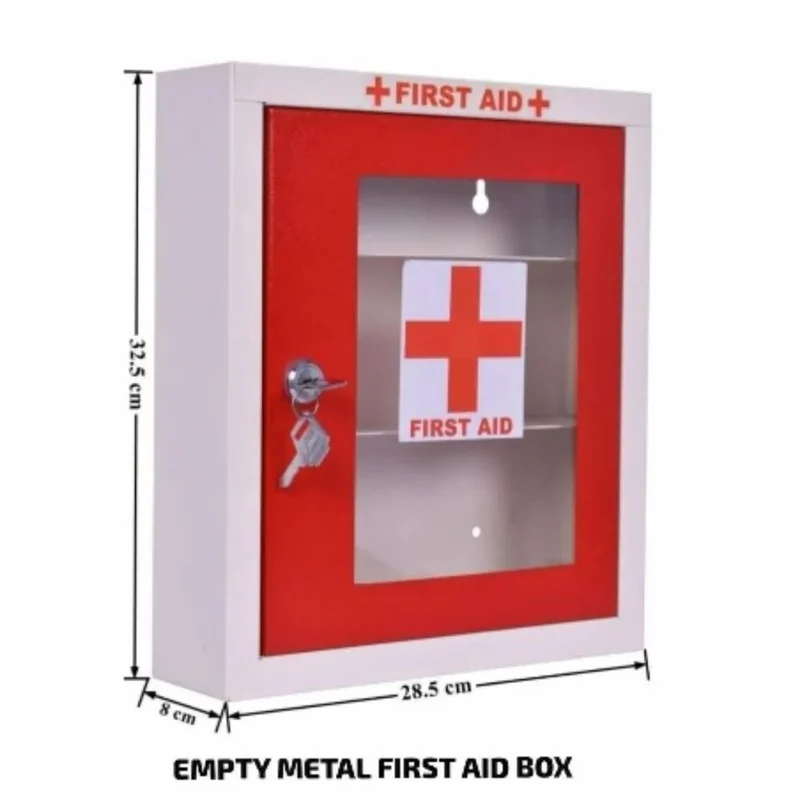FIRST AID BOX METAL LRG EMPT