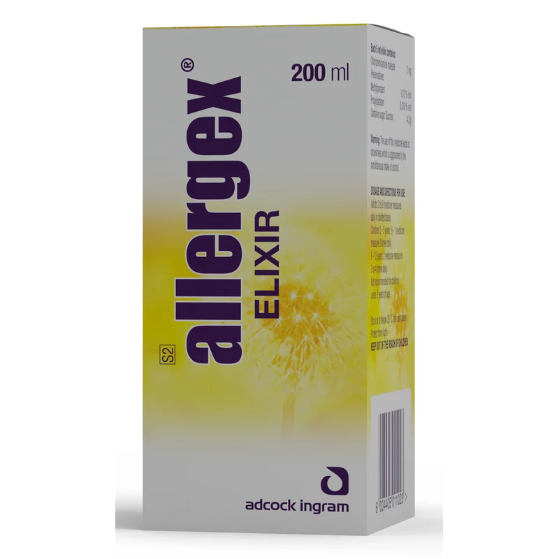 ALLERGEX ELIXIR SYRUP 50ML
