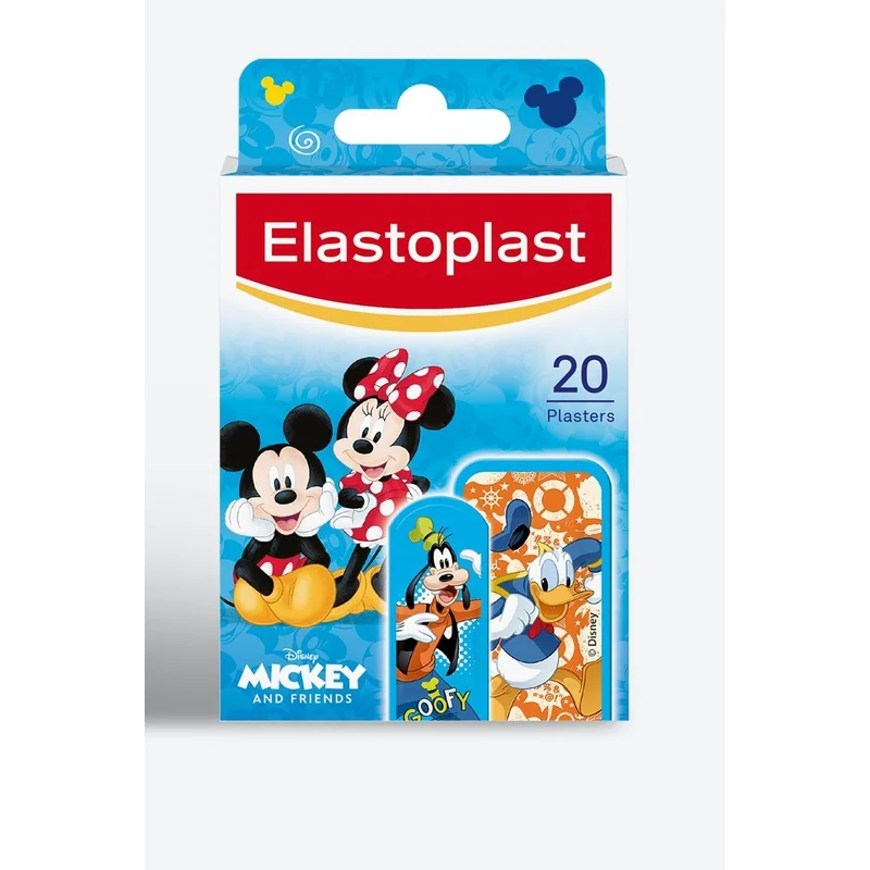 ELASTOPLAST MICKEY STRIPS 20S