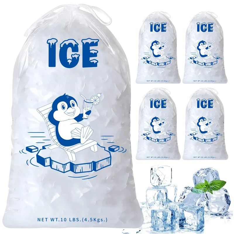 PLASTIC ICE BAGS 10X19CM 200