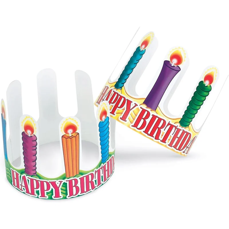 BIRTHDAY CANDLE BROAD CROWN